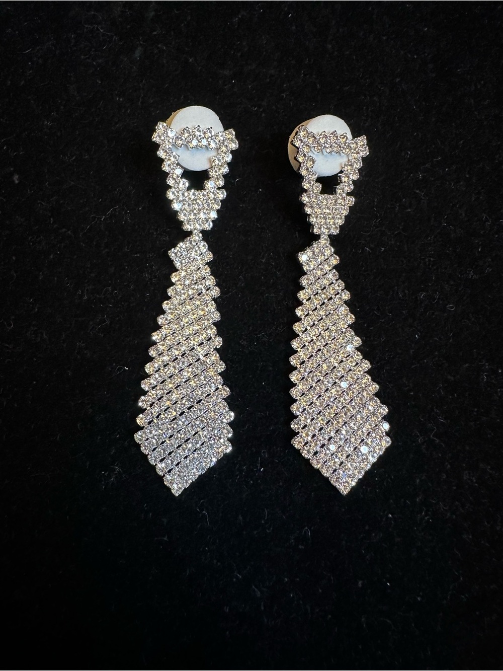 💎✨ BLING TIE DROPS • FLIRTY RHINESTONE GLAM ✨💎